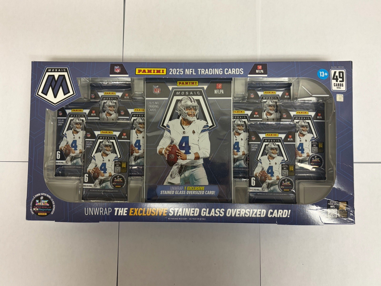 2025 Panini Mosaic NFL Costco Exclusive Bundle Box - Jumbo Stained Glass 2025 Panini Mosaic NFL Costco Exclusive Bundle Box - Jumbo Stained Glass