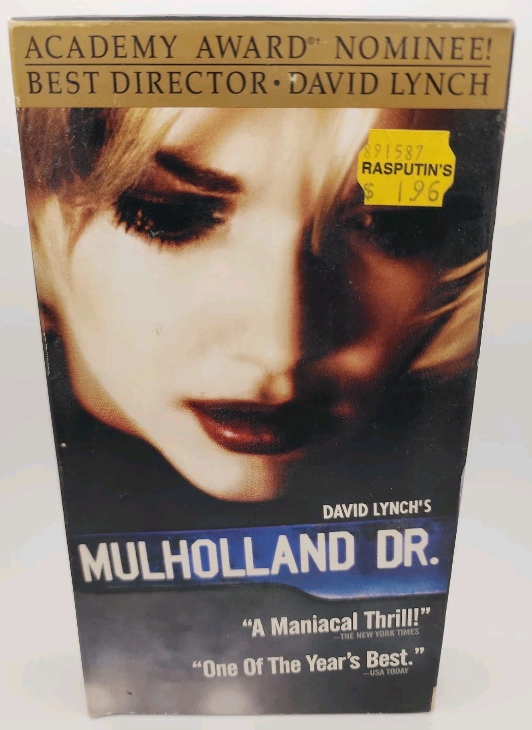 Mulholland Drive VHS David Lynch - 2002 - Cult - Naomi Watts Film RARE HTF Mulholland Drive VHS David Lynch - 2002 - Cult - Naomi Watts Film RARE HTF