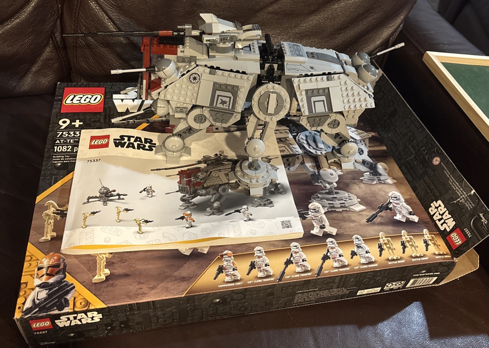 LEGO Star Wars AT-TE Walker Complete Build Box/Instruction/ No Mini Figs 75337 LEGO Star Wars AT-TE Walker Complete Build Box/Instruction/ No Mini Figs 75337