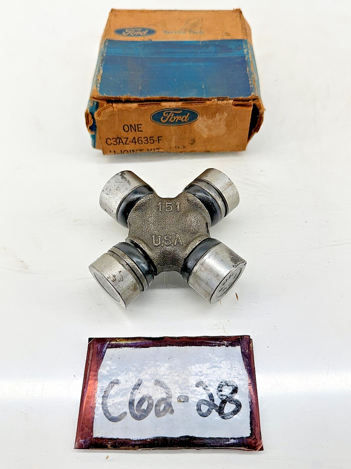 NOS 1967 - 1973 Ford MUSTANG SHELBY COBRA TORINO U JOINT KIT C3AZ-4635-F C62-28