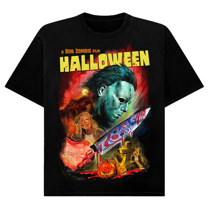 Rob Zombie\'s Halloween Destiny Horror Movie Poster Graphic T-Shirt