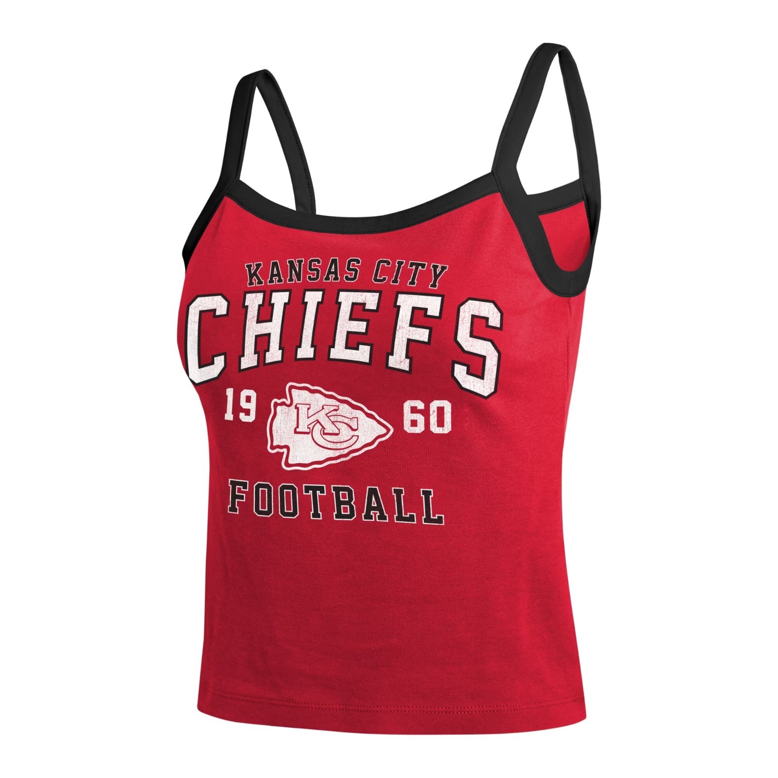 Kansas City Chiefs Women’s Red Colorblock Tank Top Fan Style Shirt Kansas City Chiefs Women’s Red Colorblock Tank Top Fan Style Shirt