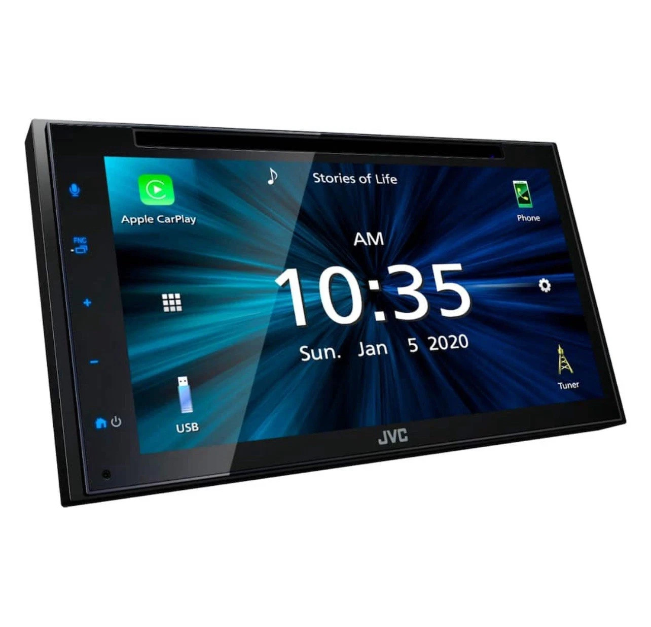 NEW JVC KW-V660BT Bluetooth CD/DVD/USB Player Apple CarPlay Android Auto 6.8