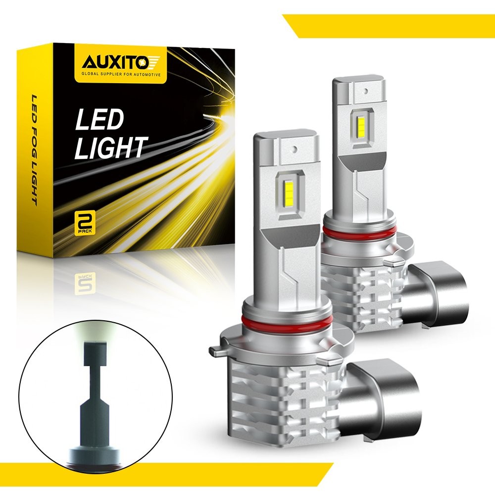 Pair H10 LED Fog Driving Light Bulbs Kit 9145 9140 6500K White Super Bright 40W