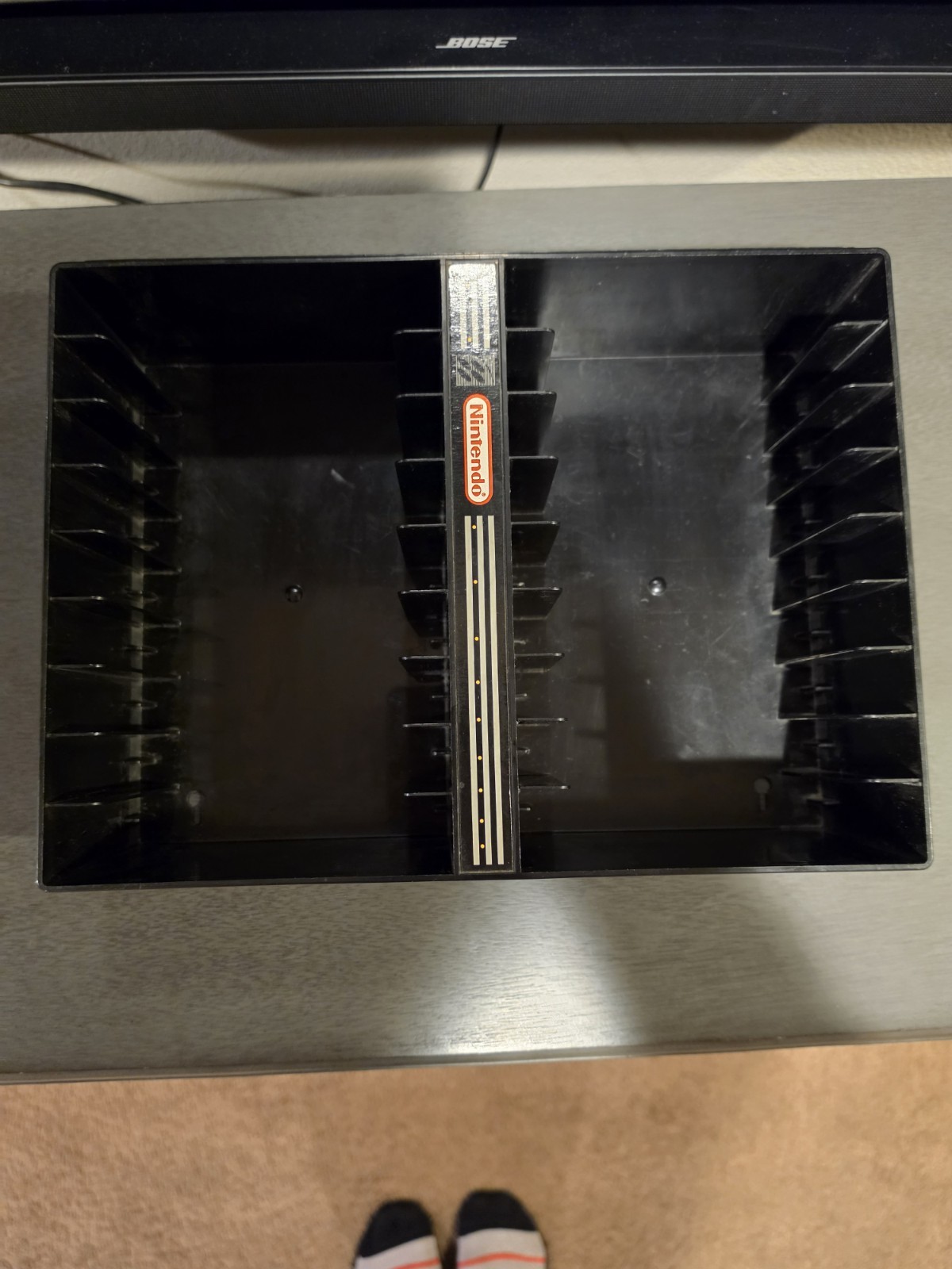 Vintage 1993 Super Nintendo SNES 18 Game Cartridge Storage Rack Shelf Holder Vintage 1993 Super Nintendo SNES 18 Game Cartridge Storage Rack Shelf Holder