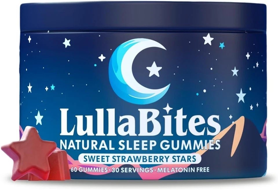 1/2/3PCS NEW LullaBites Natural Sleep Gummies Strawberry Stars Flavor 60 Gummies 1/2/3PCS NEW LullaBites Natural Sleep Gummies Strawberry Stars Flavor 60 Gummies