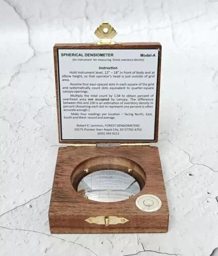 Convex Natural Wooden Forestry Suppliers Spherical Crown Densiometer Handcraft Convex Natural Wooden Forestry Suppliers Spherical Crown Densiometer Handcraft