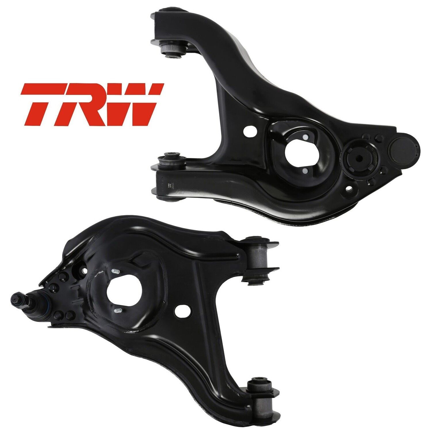 TRW Pair Set Front Lower Control Arms & Ball Joint Assemblies Kit For Dodge Ram