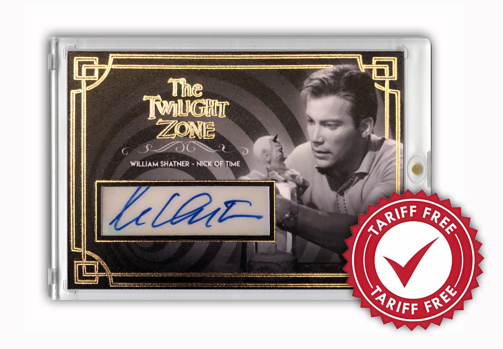 WILLIAM SHATNER Signed/Autographed Custom Card - The Twilight Zone
