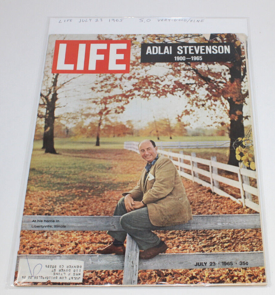 Life Magazine July 23 1965 Adlai Stevenson Planet Mars (5.0) VG/FN B&B