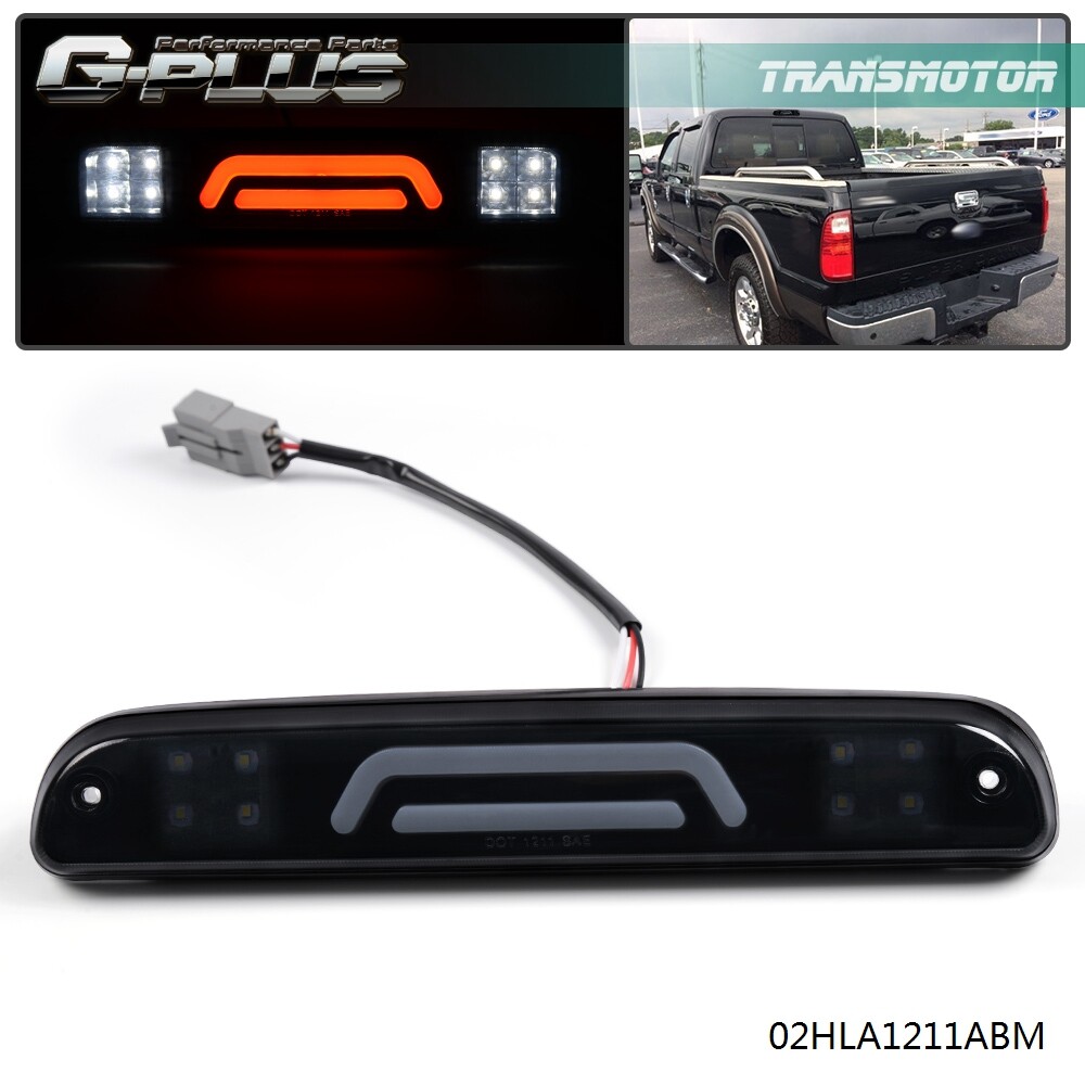 LED Third 3rd Brake Light Black Fit For 99-16 Ford F250 F350 Super Duty Cargo LED Third 3rd Brake Light Black Fit For 99-16 Ford F250 F350 Super Duty Cargo