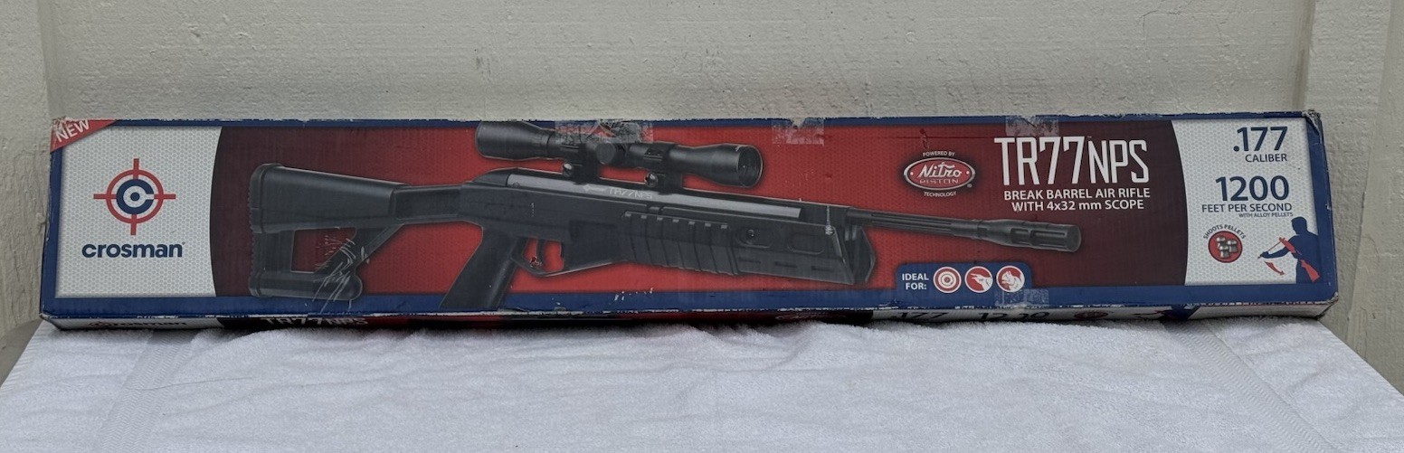 Crosman TR77NPS .177 Gas Piston New With 4x32 Scope And Paper Work-Never Fired Crosman TR77NPS .177 Gas Piston New With 4x32 Scope And Paper Work-Never Fired