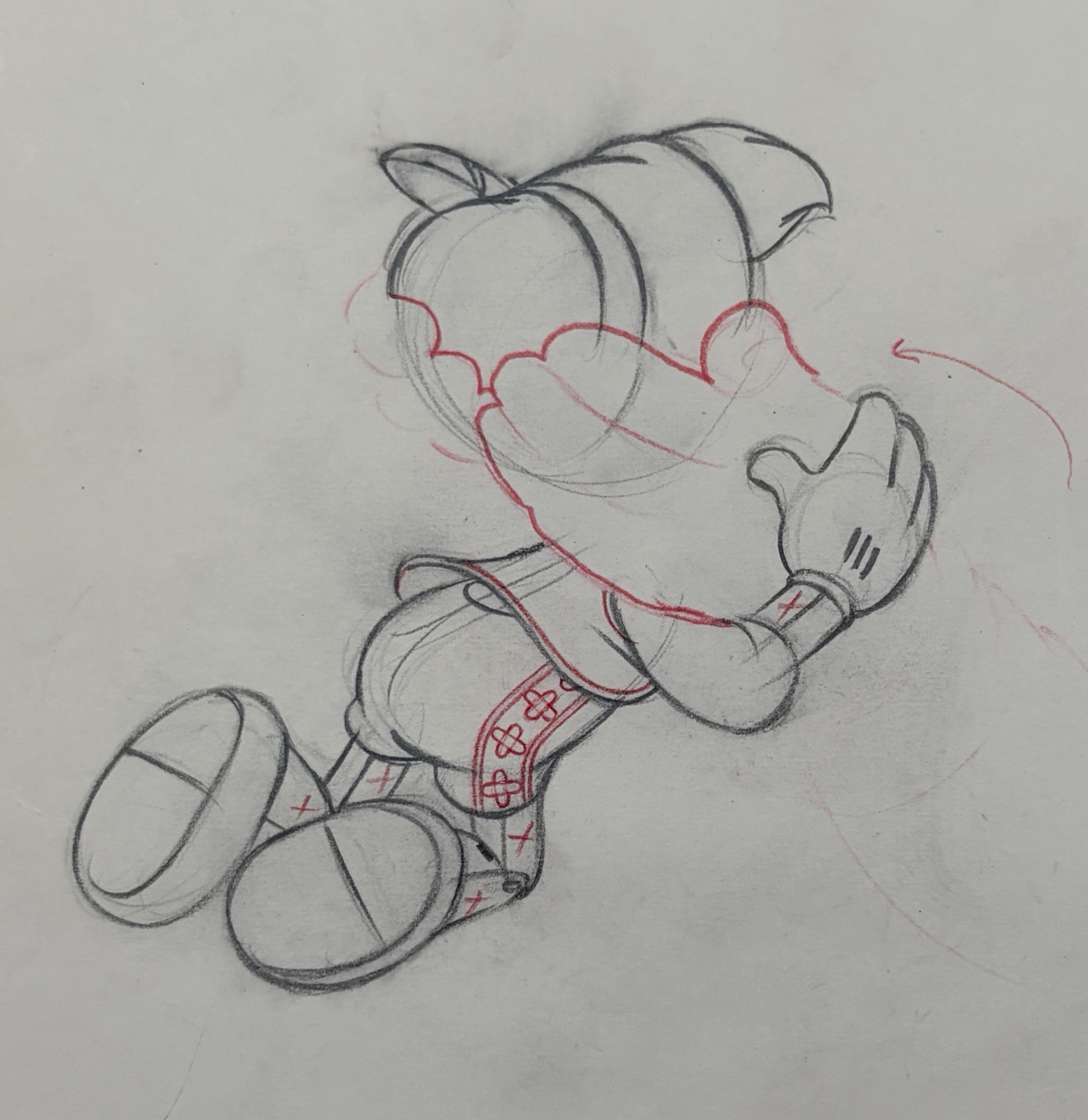 Pinocchio Production Drawing Disney Cel Original 1940 Pinocchio Production Drawing Disney Cel Original 1940