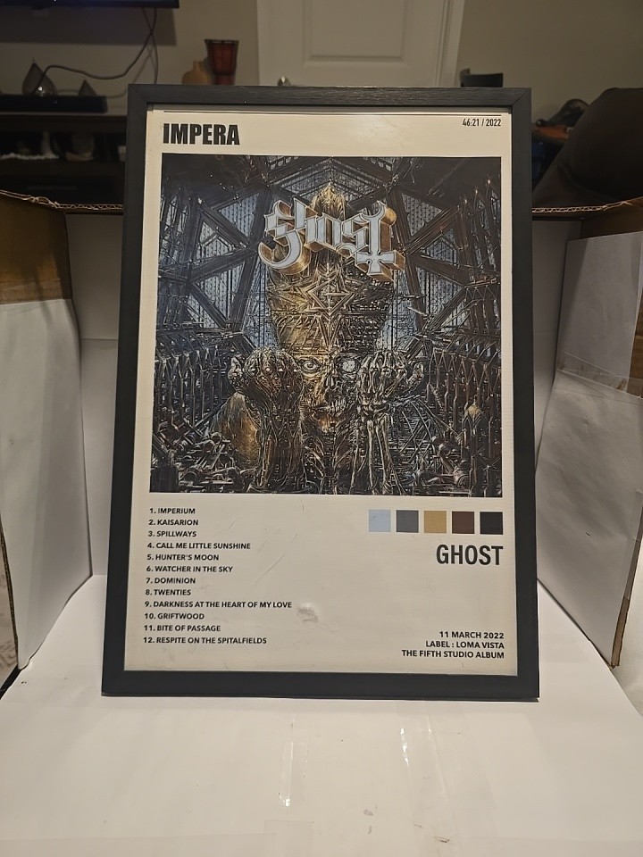 Ghost Impera Canvas Print Framed Album Cover Poster Rock Band Framed Ghost Impera Canvas Print Framed Album Cover Poster Rock Band Framed