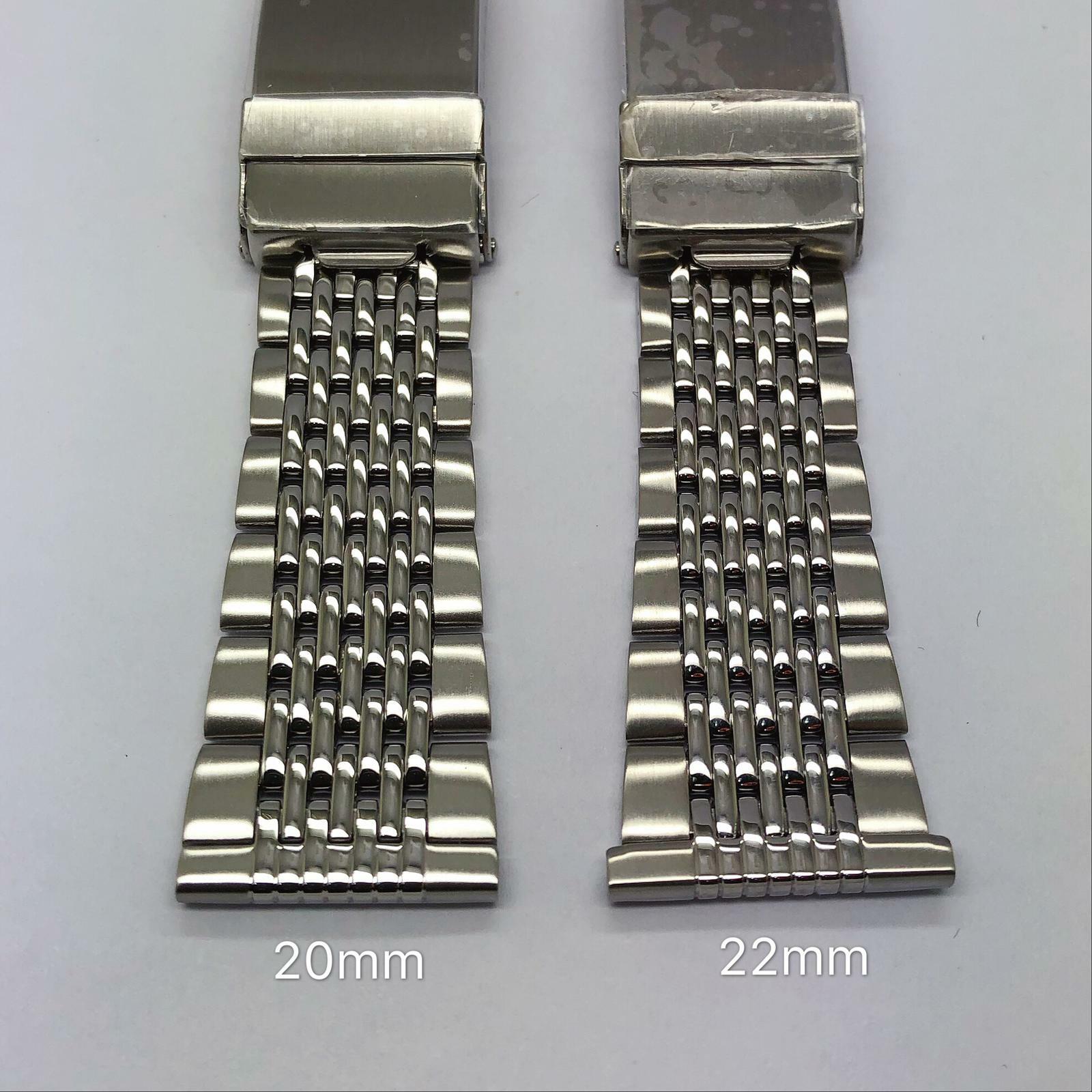Mr.Beads NewStyle 9 Row Beads of Rice Watch Bracelet Straight Ends 20mm,22mm BoR