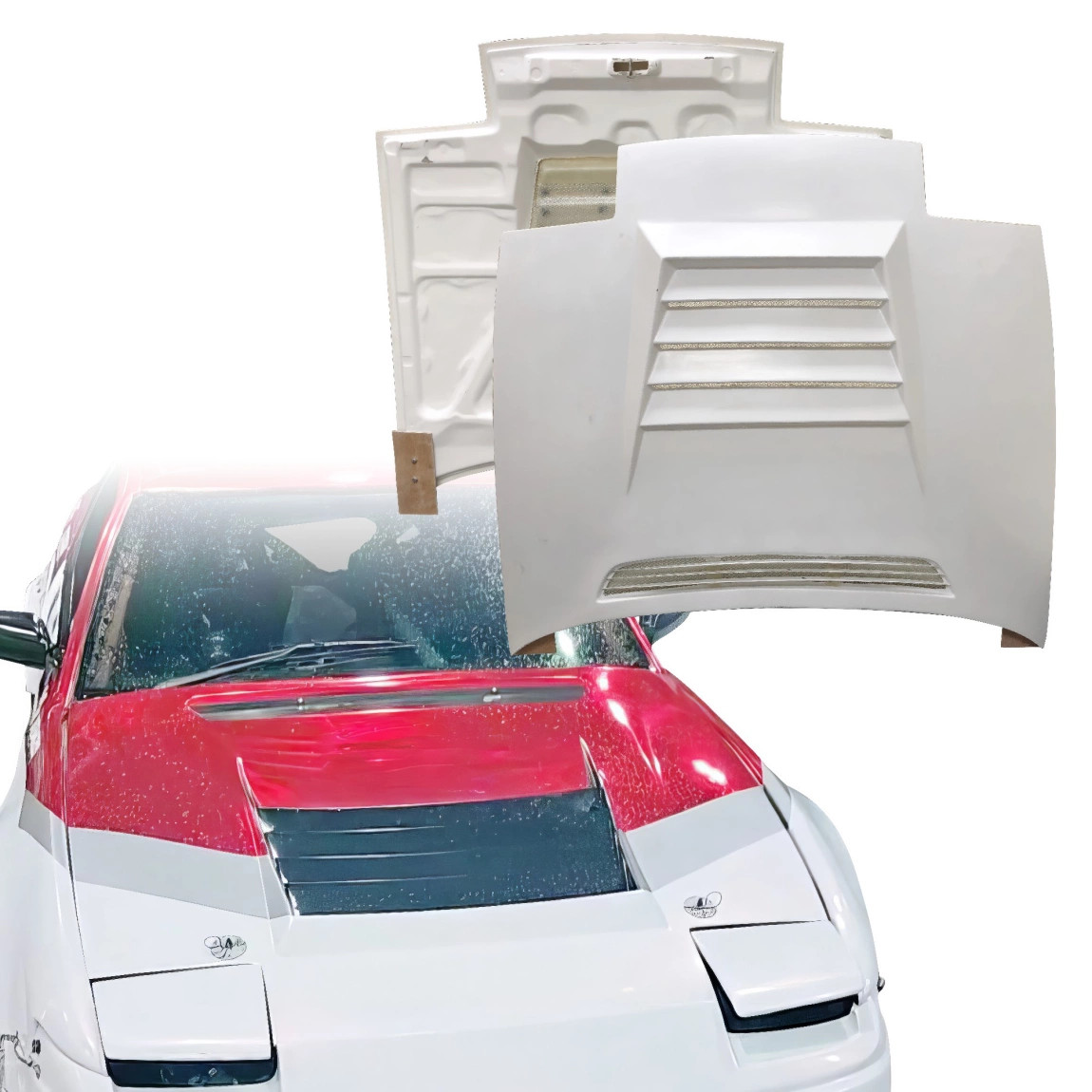 ModeloDrive FRP DMA D1 Hood for 240SX Nissan 89-94 modelodrivepart_110812