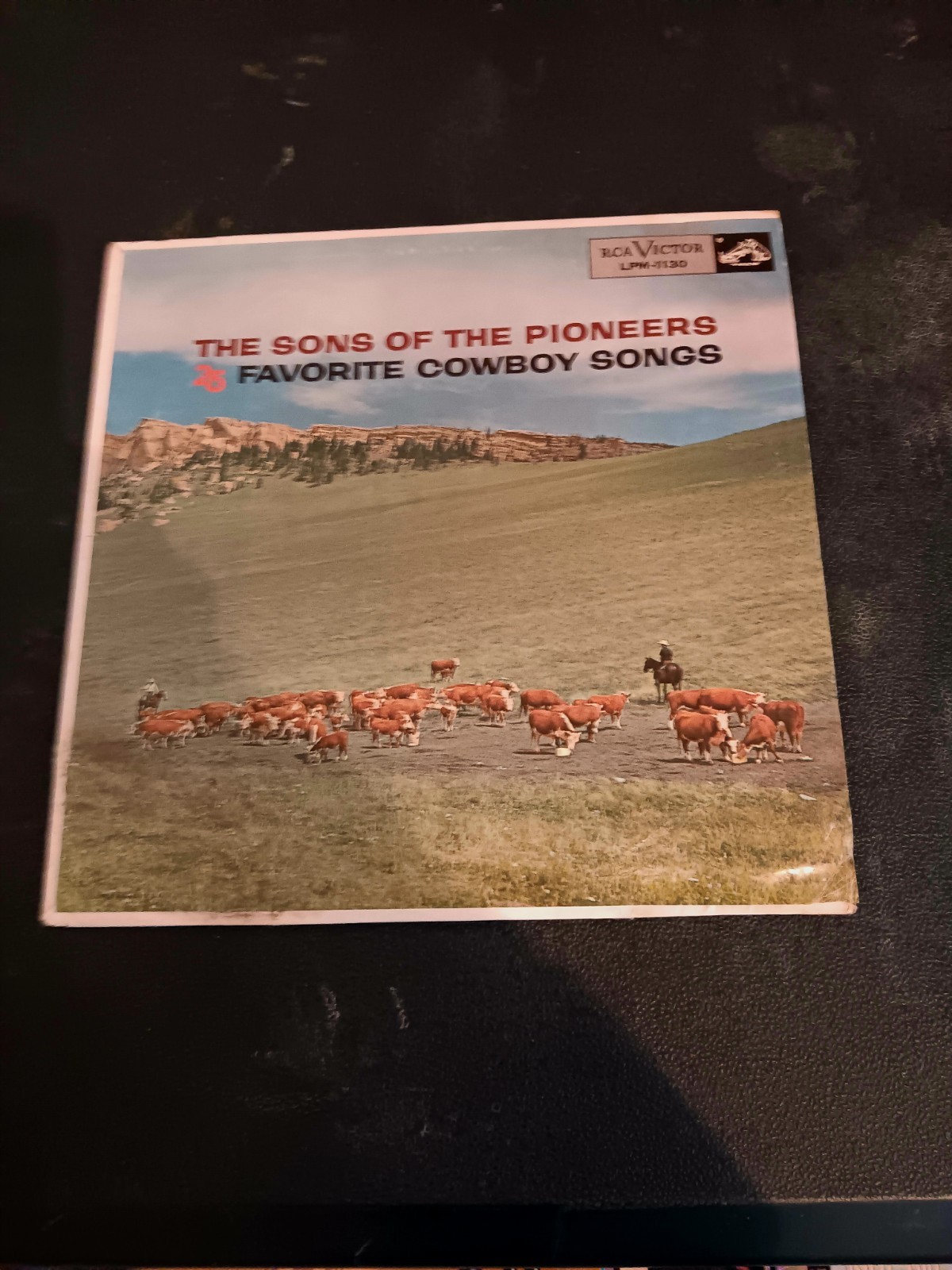 25 Favorite Cowboy Songs LP by The Sons Of The Pioneers vinyl 1956 VG+/VG 25 Favorite Cowboy Songs LP by The Sons Of The Pioneers vinyl 1956 VG+/VG