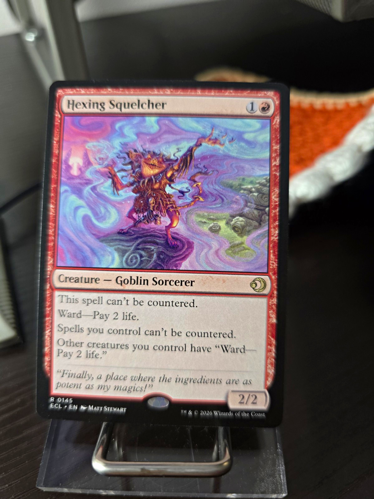 Wizards of the Coast Magic: The Gathering Hexing Squelcher 0145 Rare Wizards of the Coast Magic: The Gathering Hexing Squelcher 0145 Rare