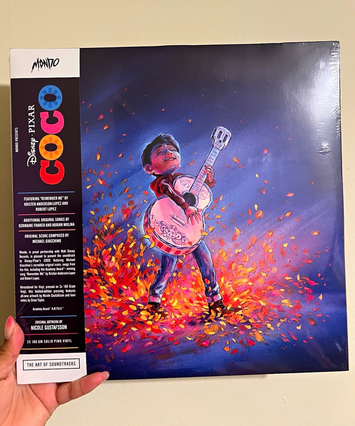 Michael Giacchino Disney Coco Soundtrack Vinyl 2LP Limited Pink Colored 180-220g Michael Giacchino Disney Coco Soundtrack Vinyl 2LP Limited Pink Colored 180-220g