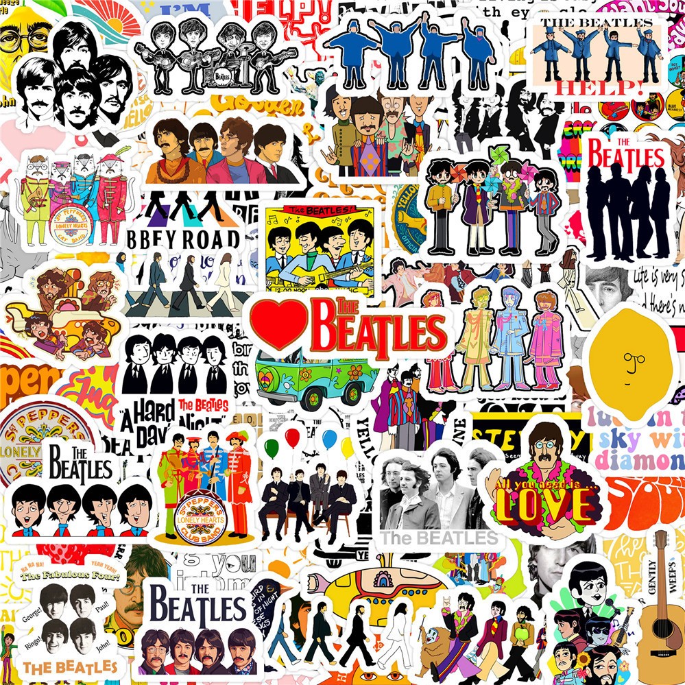 125Pcs The Beatles Season 2 Rock Mini Stickers DIY Ornament For Phone Notebook J