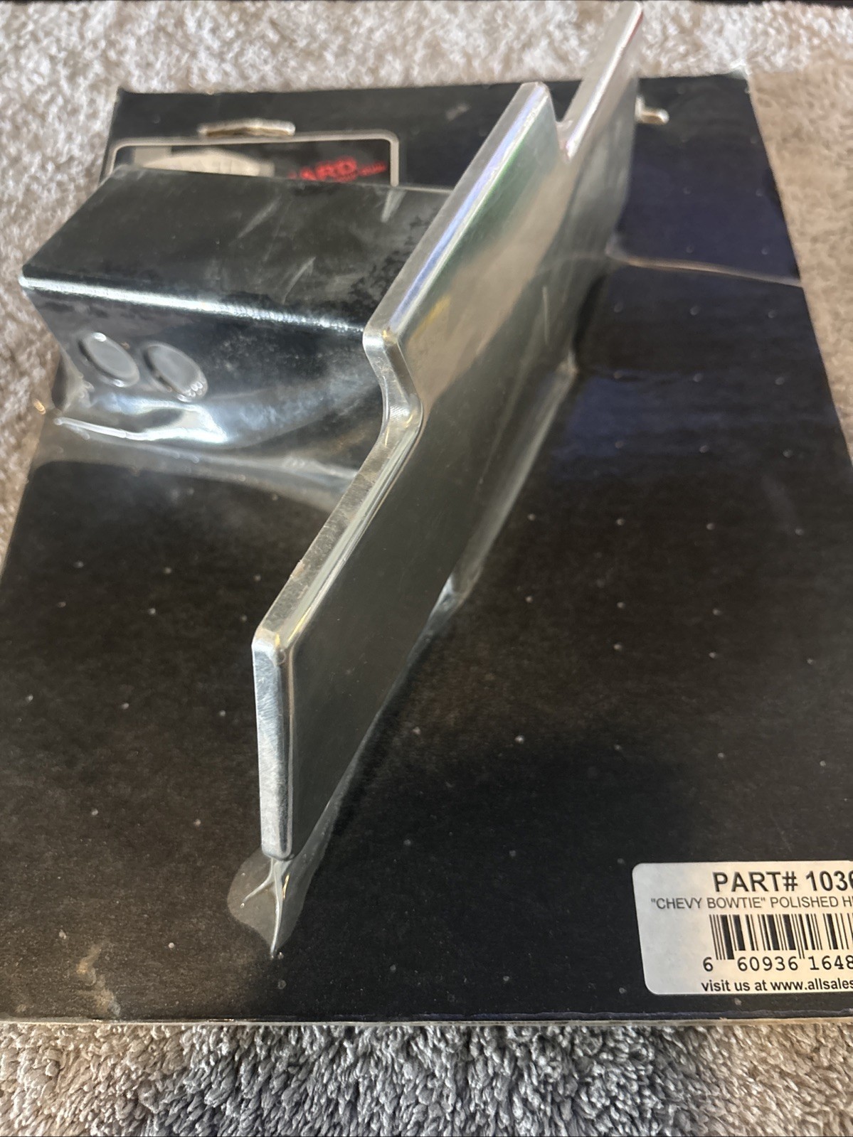 Chevy Bowtie Billet Polished Aluminum Hitch Cover Chevrolet Fit All 2\