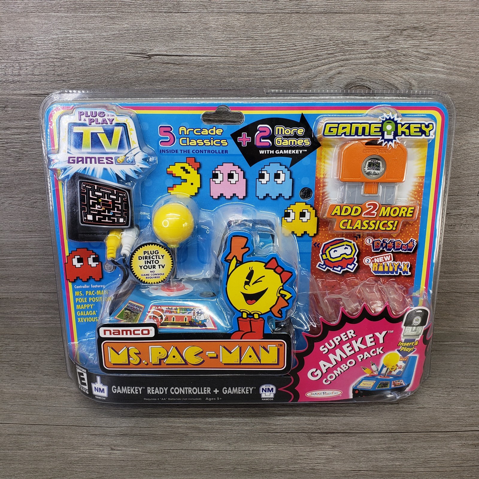 Namco Ms. Pac-Man Plug & Play Super Value GameKey Mega Pack Namco Ms. Pac-Man Plug & Play Super Value GameKey Mega Pack