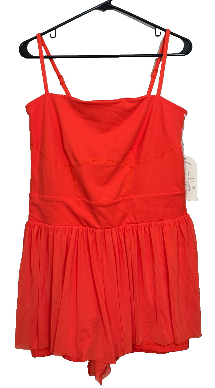 Blogilates Spicy Orange Barre Romper, NWT, Extra Large Blogilates Spicy Orange Barre Romper, NWT, Extra Large