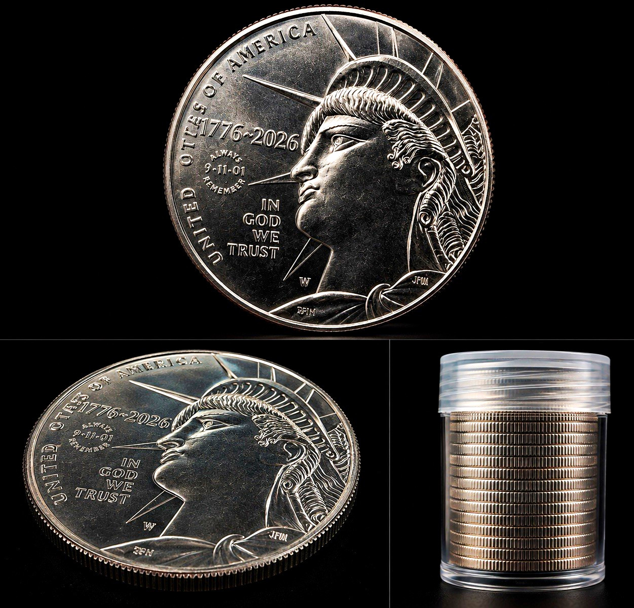 2026-W Enduring Liberty Half Dollar with the 9-11-01 \ 2026-W Enduring Liberty Half Dollar with the 9-11-01 \