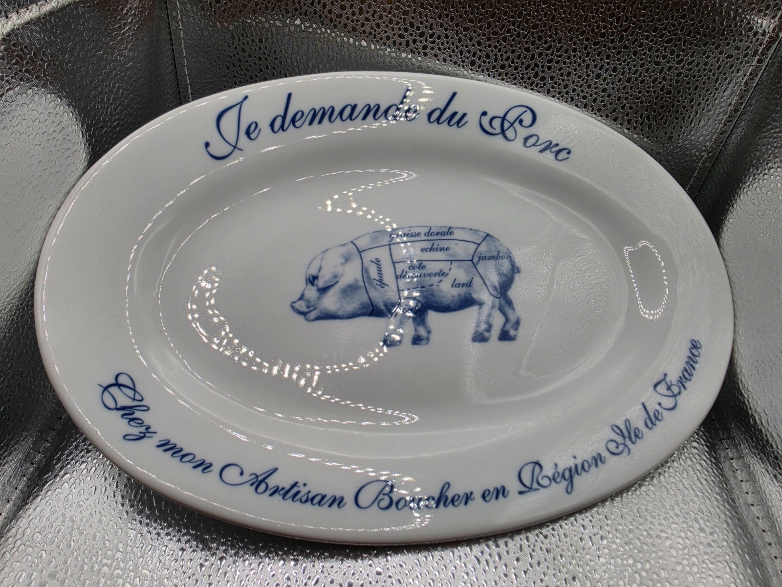 Williams-Sonoma platter Je demande du Porc lot of 4 set