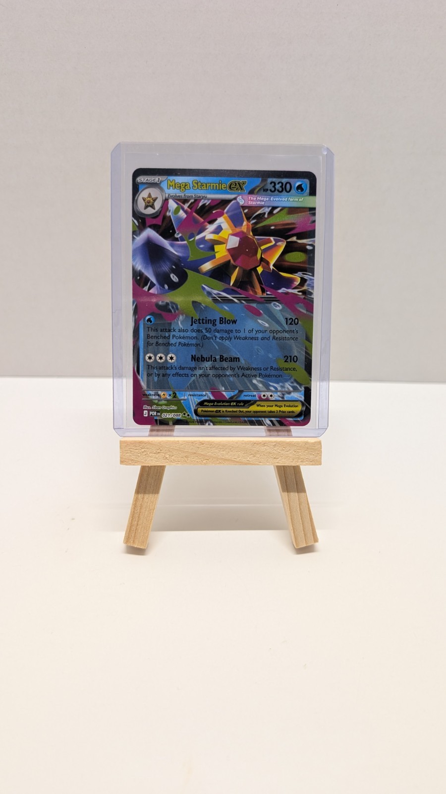 Pokémon TCG, Mega Starmie Ex 021/088 - Perfect Order Pokémon TCG, Mega Starmie Ex 021/088 - Perfect Order