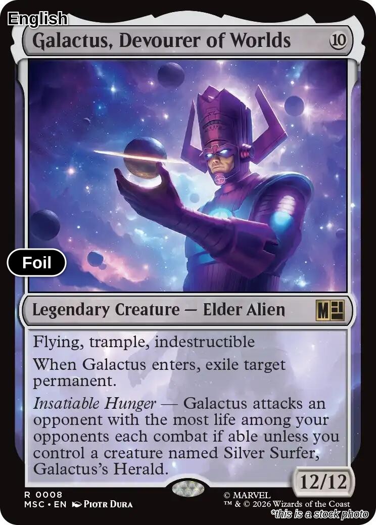 Galactus, Devourer of Worlds (Surge Foil) Foil [MSC - 8]