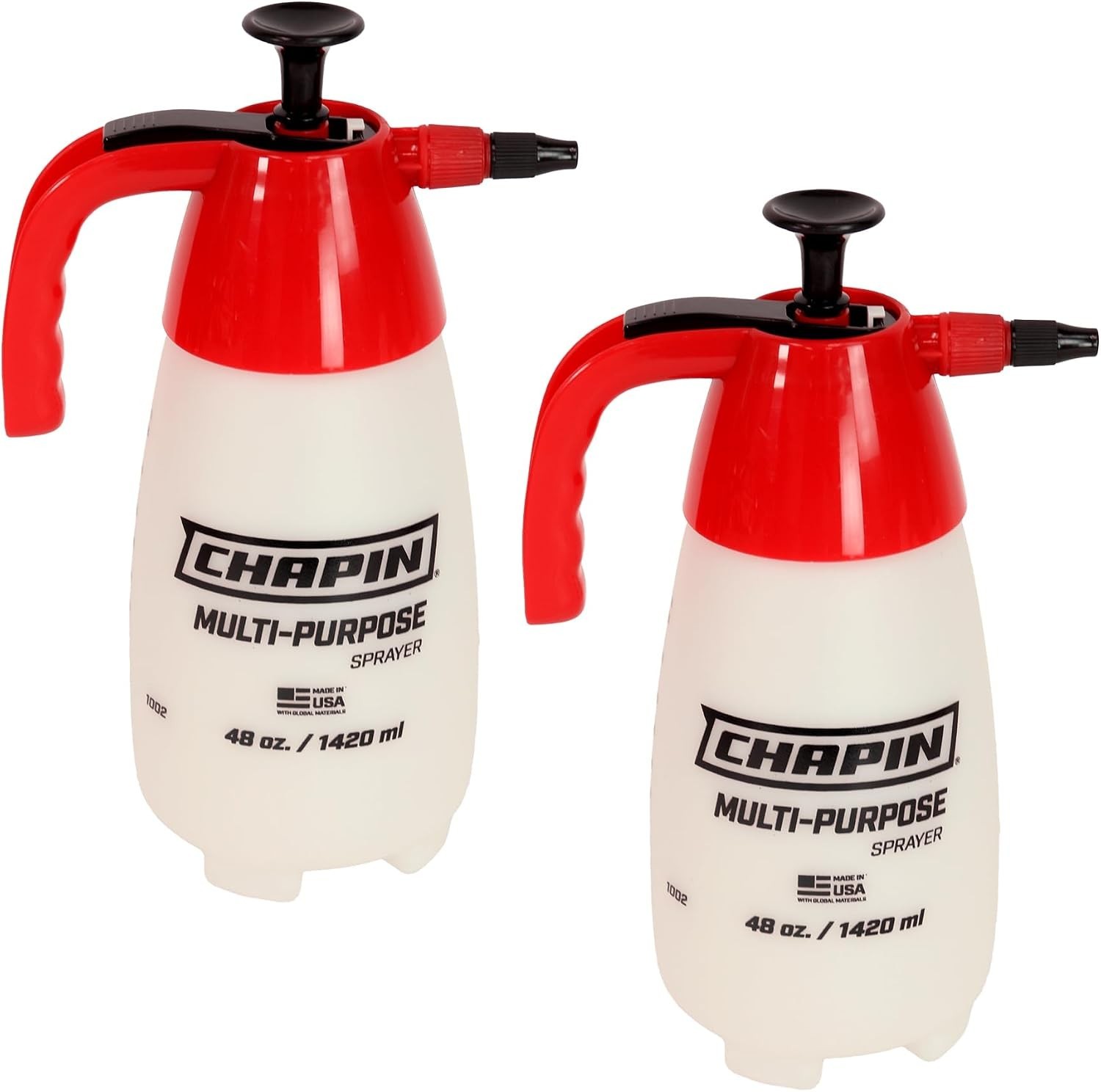 Chapin 10022: Value Pack, 2-Pack, 48 Oz. Handheld Multi-Purpose Pump Sprayer Chapin 10022: Value Pack, 2-Pack, 48 Oz. Handheld Multi-Purpose Pump Sprayer