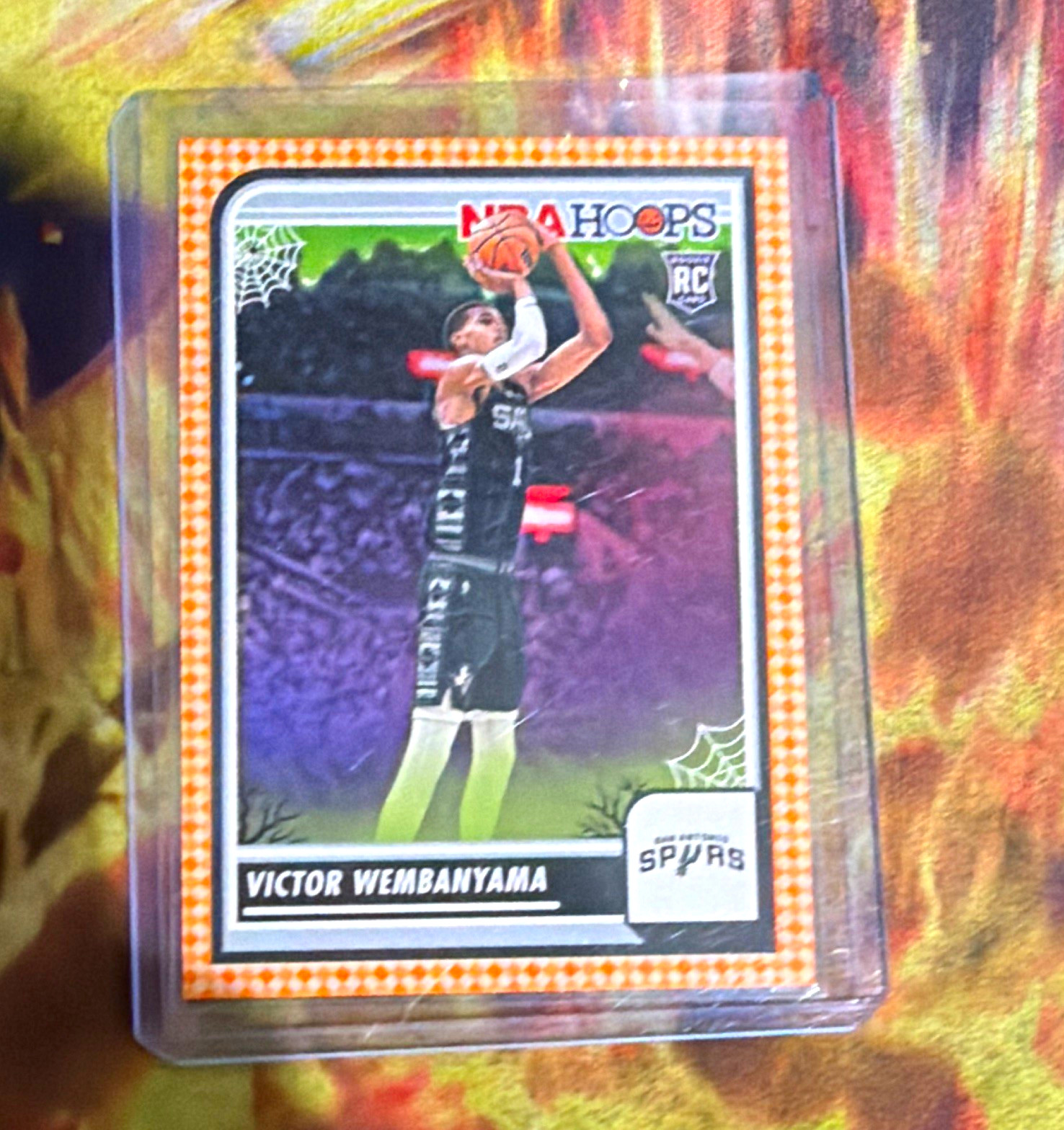 Panini 2023-24 Haunted Hoops Victor Wembanyama Spurs #108 RC Base Cs Panini 2023-24 Haunted Hoops Victor Wembanyama Spurs #108 RC Base Cs