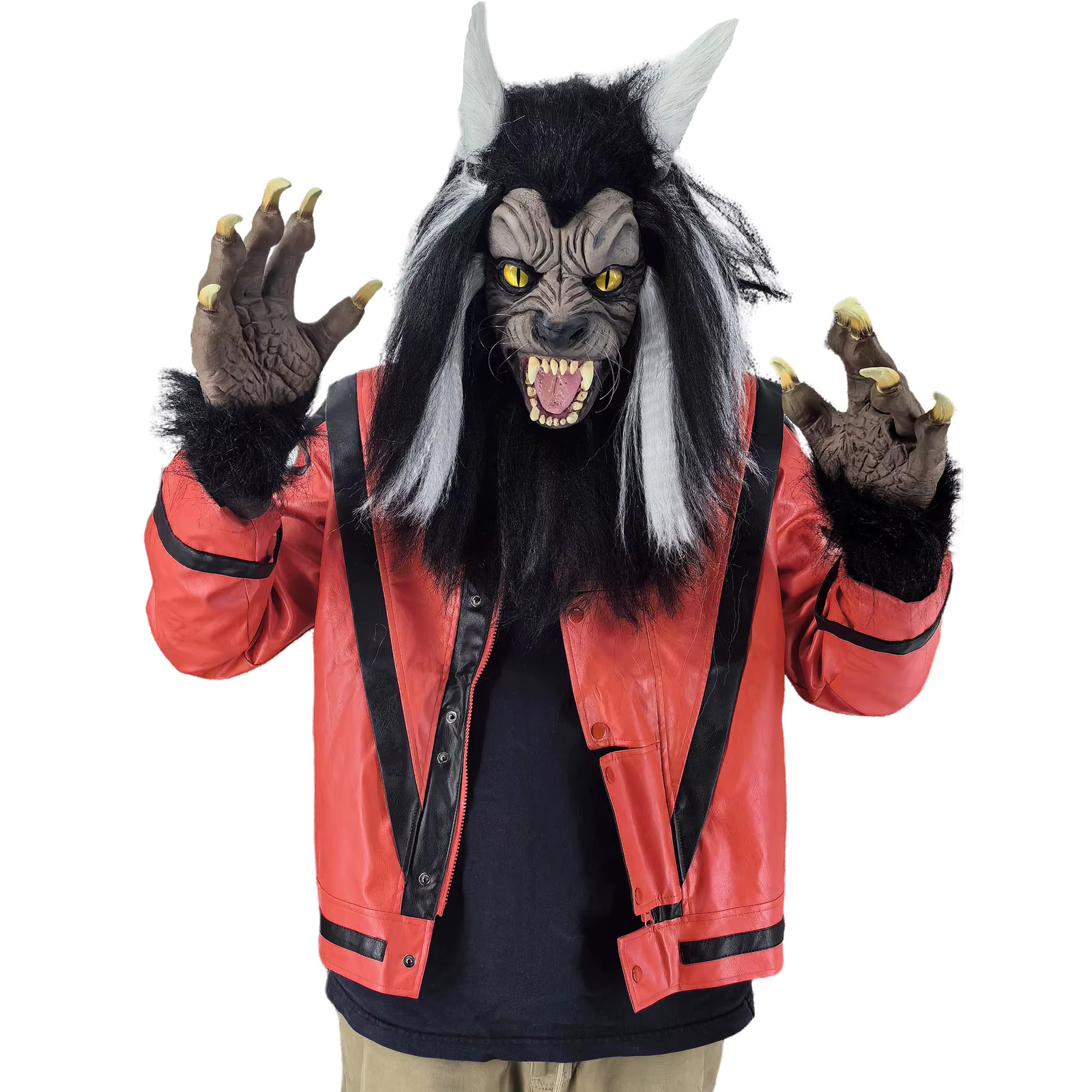 Halloween Prop Michael Werewolf Mask Thrillered Toys Impersonator Adults Kdis