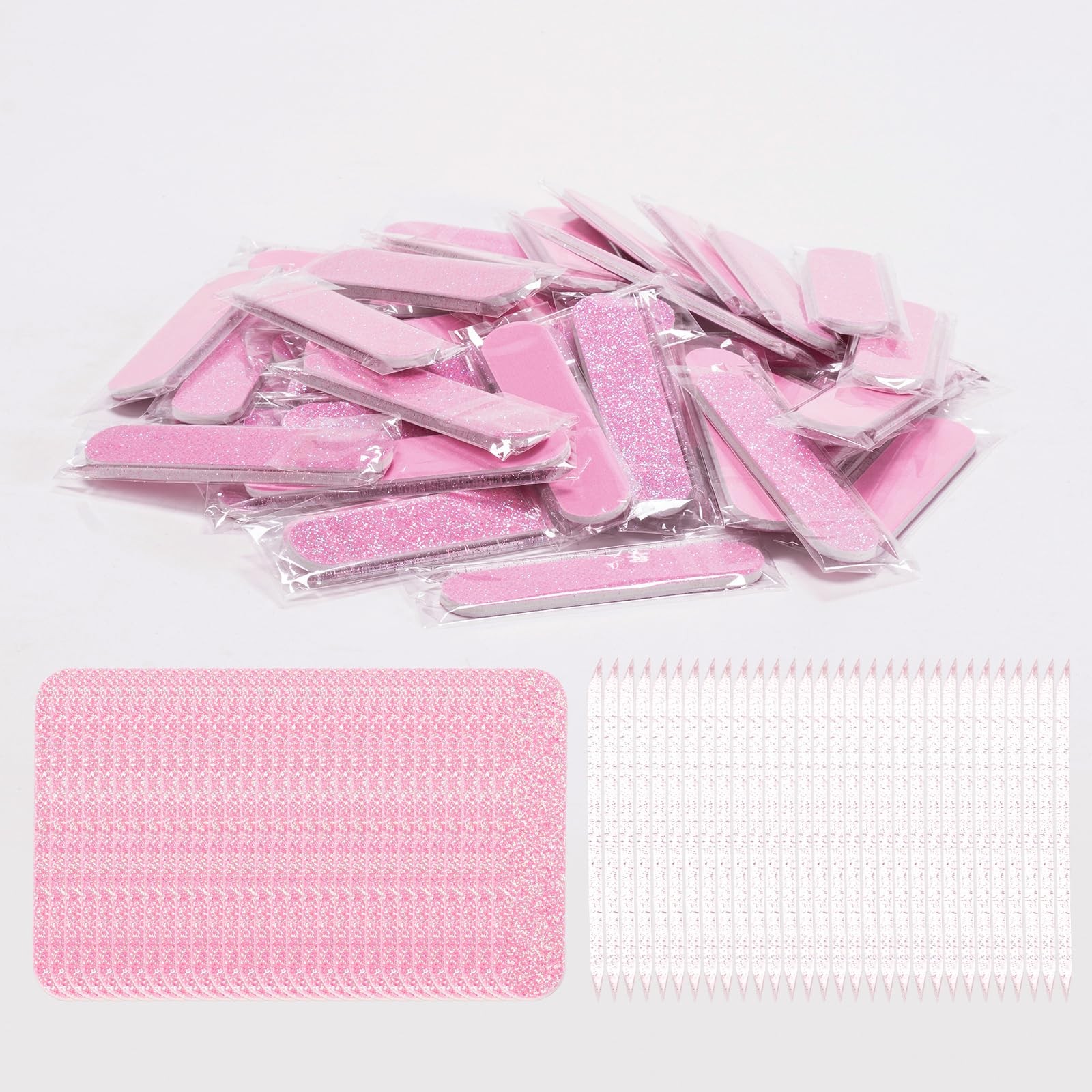 Mini Nail Files, 30Sets Kits 2-Piece Pink Mini Nail Files, 30Sets Kits 2-Piece Pink