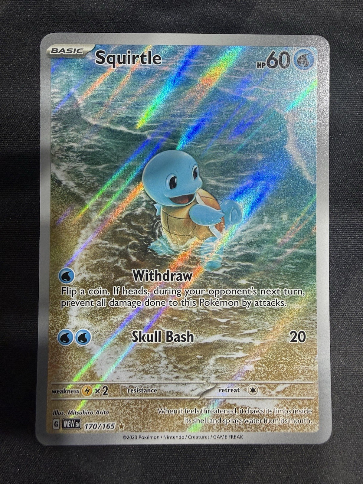 Squirtle 170/165 Sv: Scarlet & Violet 151 Holo 🔥🔥 NM