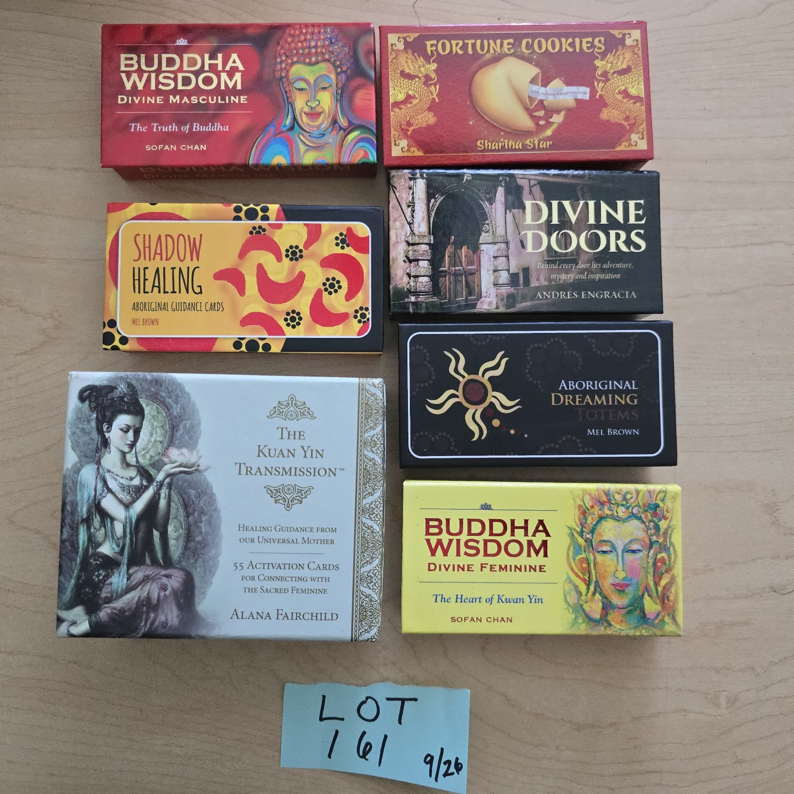 Oracle Card Lot 161 Kuan Yin Buddha Wisdom Divine Doors Dreaming Totems Healing