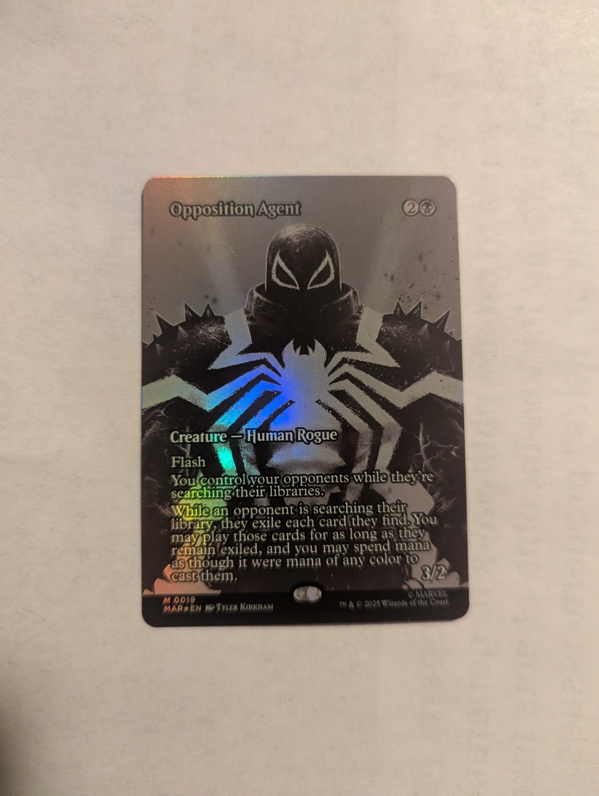 Opposition Agent (Borderless) Marvel Universe Eternal-Legal Foil