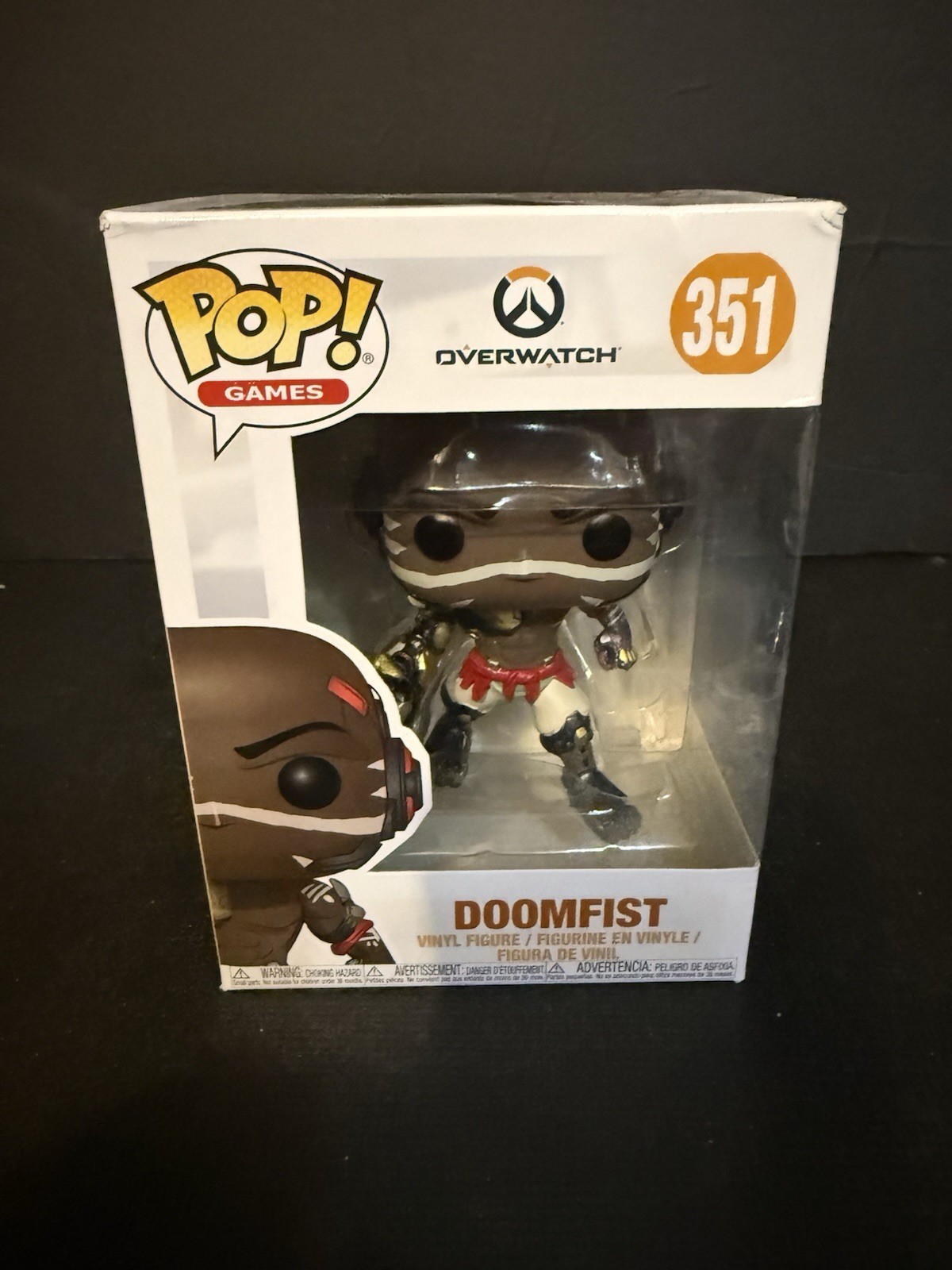 FUNKO POP DOOMFIST 351 OVERWATCH POP GAMES DMGD BOX N01 FUNKO POP DOOMFIST 351 OVERWATCH POP GAMES DMGD BOX N01