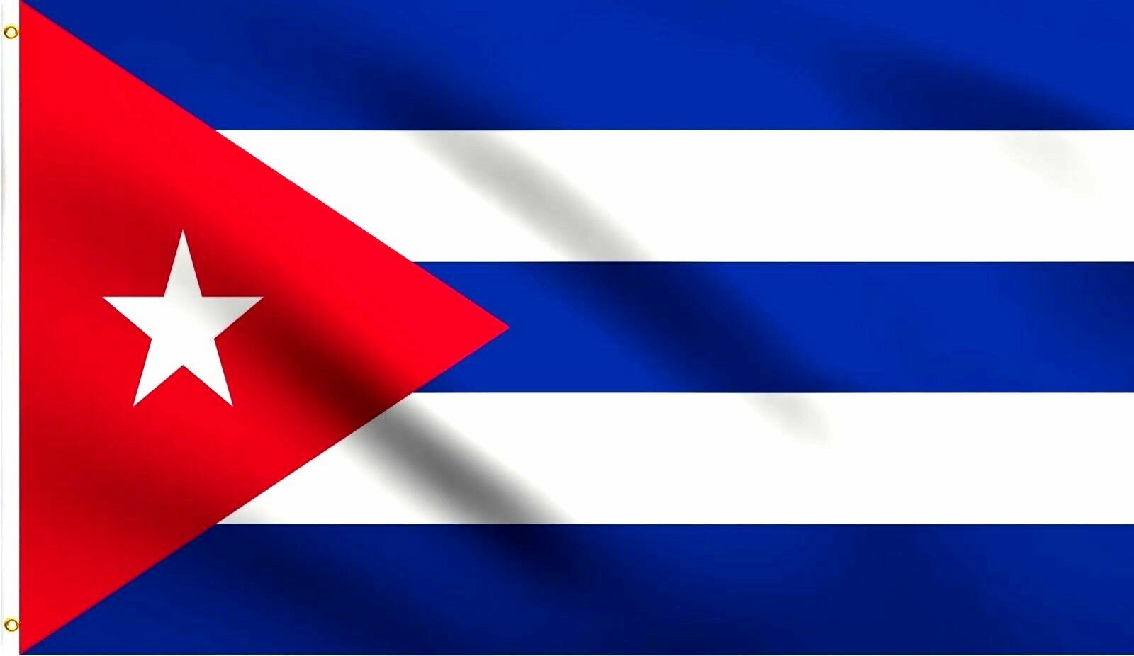 3X5 Cuba Cuban 100D SPUN POLYESTER Flag Banner Bandera Cubana Indoor Outdoor