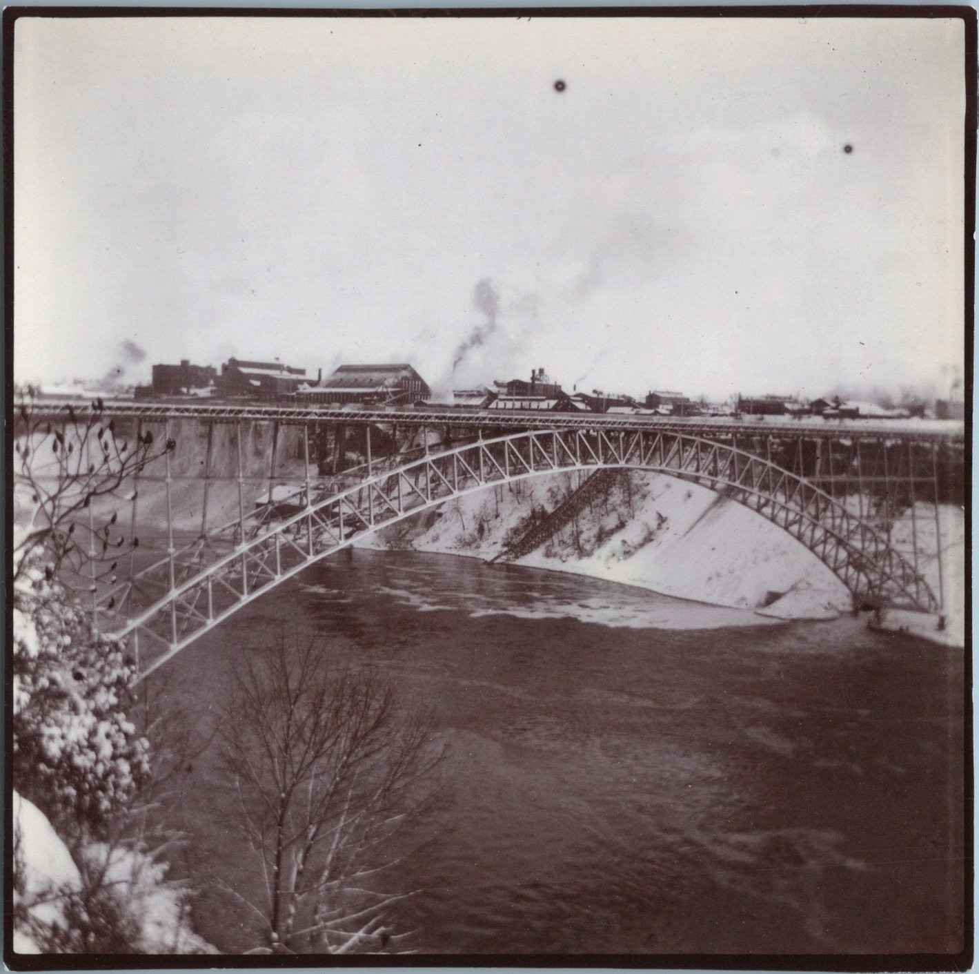 Russia, Volgograd (Tsaritsyn), Bridge, Vintage Print, 1898 Vintage Print Print Print