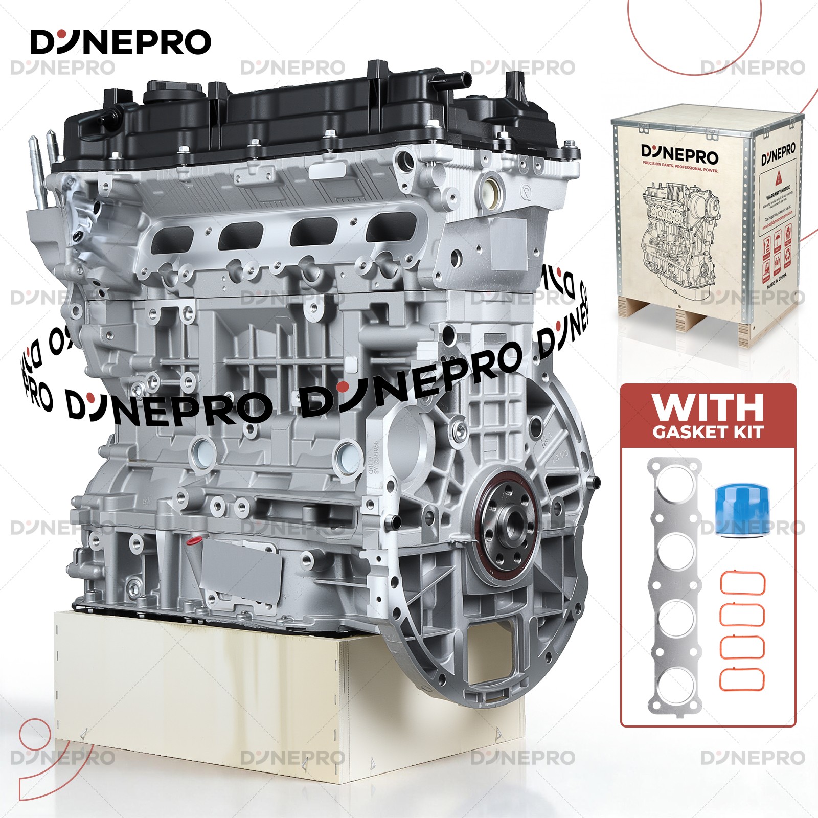 G4KJ 2.4T GDi Long Block Engine Assembly For Hyundai Tucson Kia Sportage 2014-19