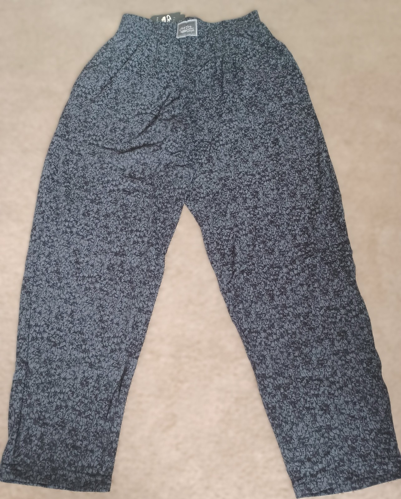 VTG CraZEE WEAR Pants Baggy Parachute MC Hammer 90s Workout Muscle USA Size: M VTG CraZEE WEAR Pants Baggy Parachute MC Hammer 90s Workout Muscle USA Size: M