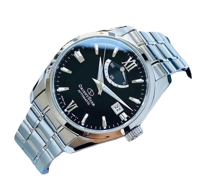 Orient Star Automatic Black Dial Sapphire Crystal Men\'s Watch RK-AU0004B