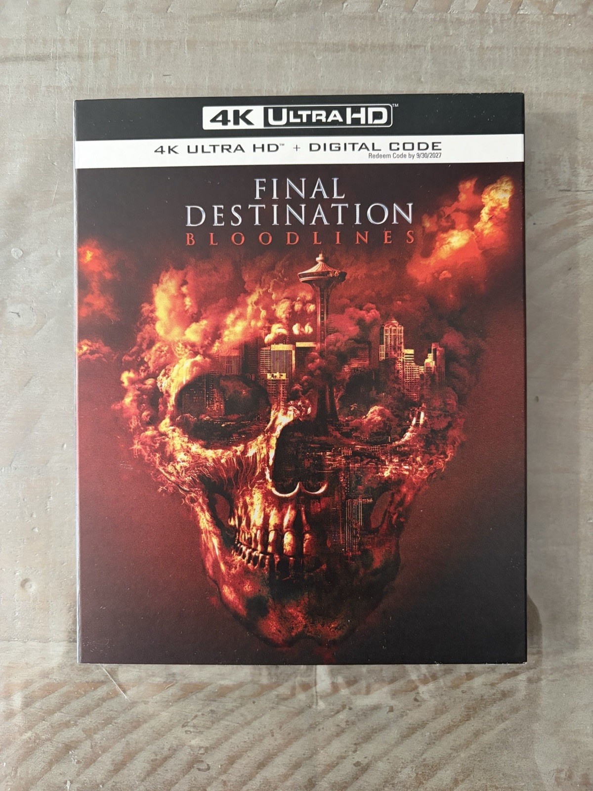 Final Destination Bloodlines 4K UHD +Blu-ray NEW Sealed W/SLIPCOVER Final Destination Bloodlines 4K UHD +Blu-ray NEW Sealed W/SLIPCOVER