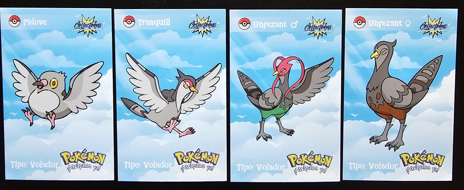 PIDOVE X TRANQUILL X UNFEZANT LOT - POKEMON UNOVA COLLECTOONS POKEDEX RARE CCG PIDOVE X TRANQUILL X UNFEZANT LOT - POKEMON UNOVA COLLECTOONS POKEDEX RARE CCG