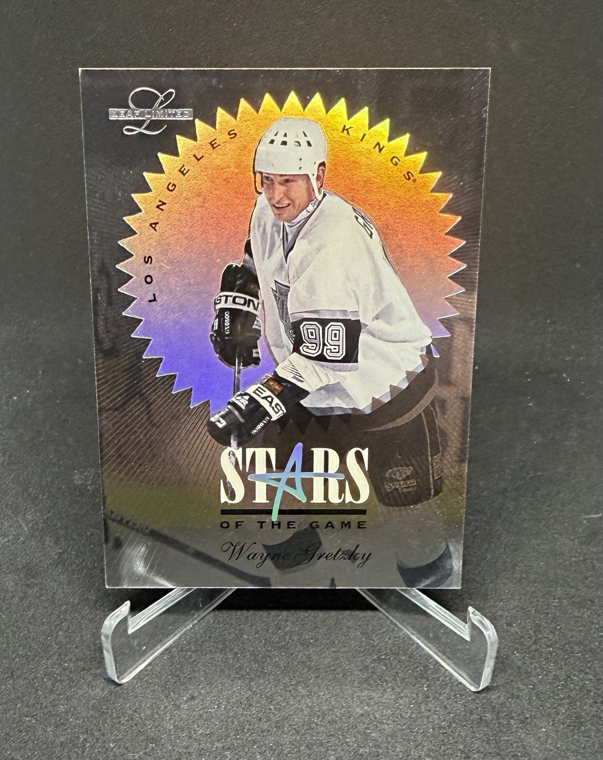 1995-96 Leaf Limited Stars of the Game Wayne Gretzky Kings #3 1584/5000