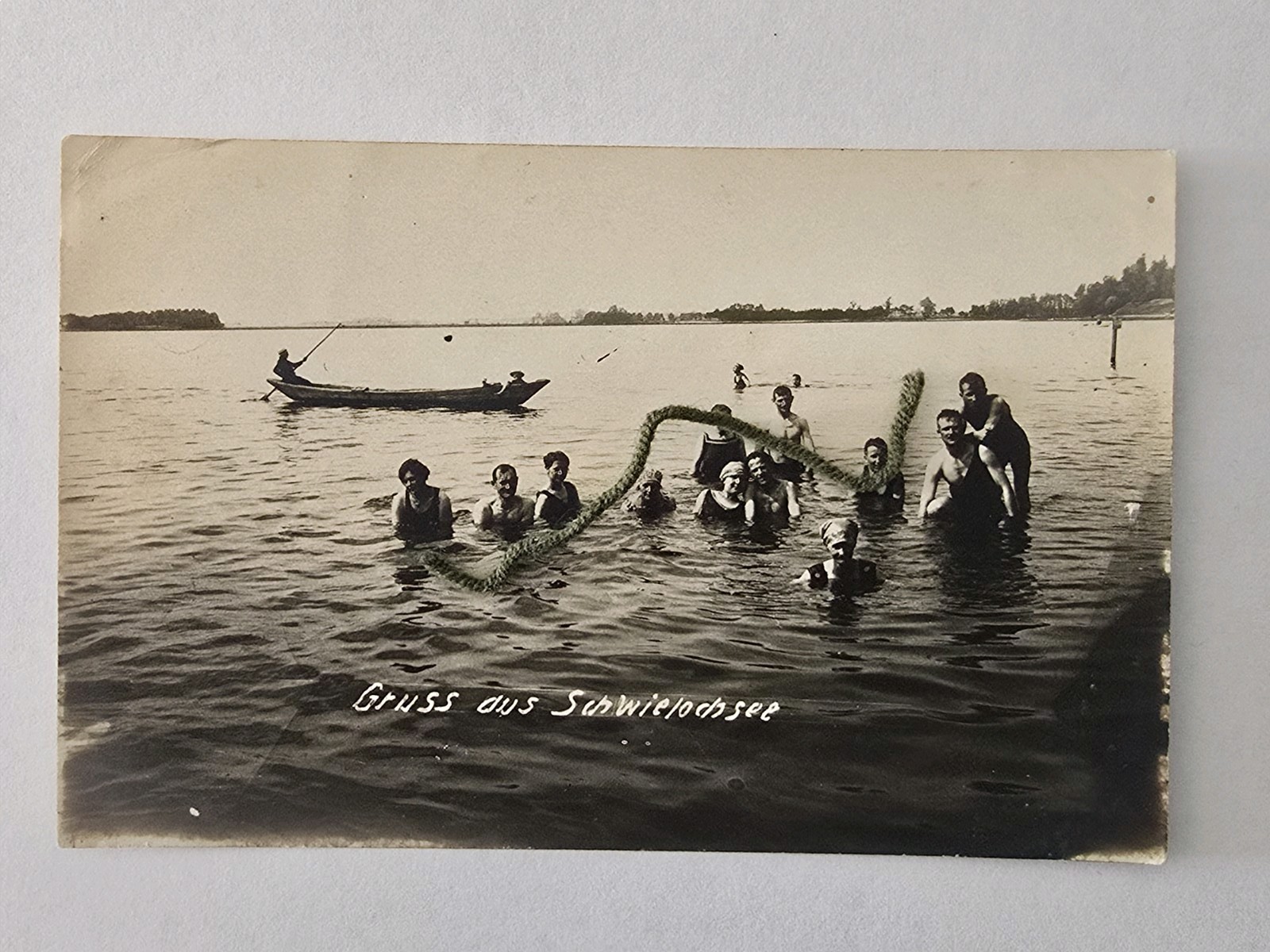 Postcard greeting from Schwielochsee Goyatz Zaue Jessern 1921 not used Postcard greeting from Schwielochsee Goyatz Zaue Jessern 1921 not used