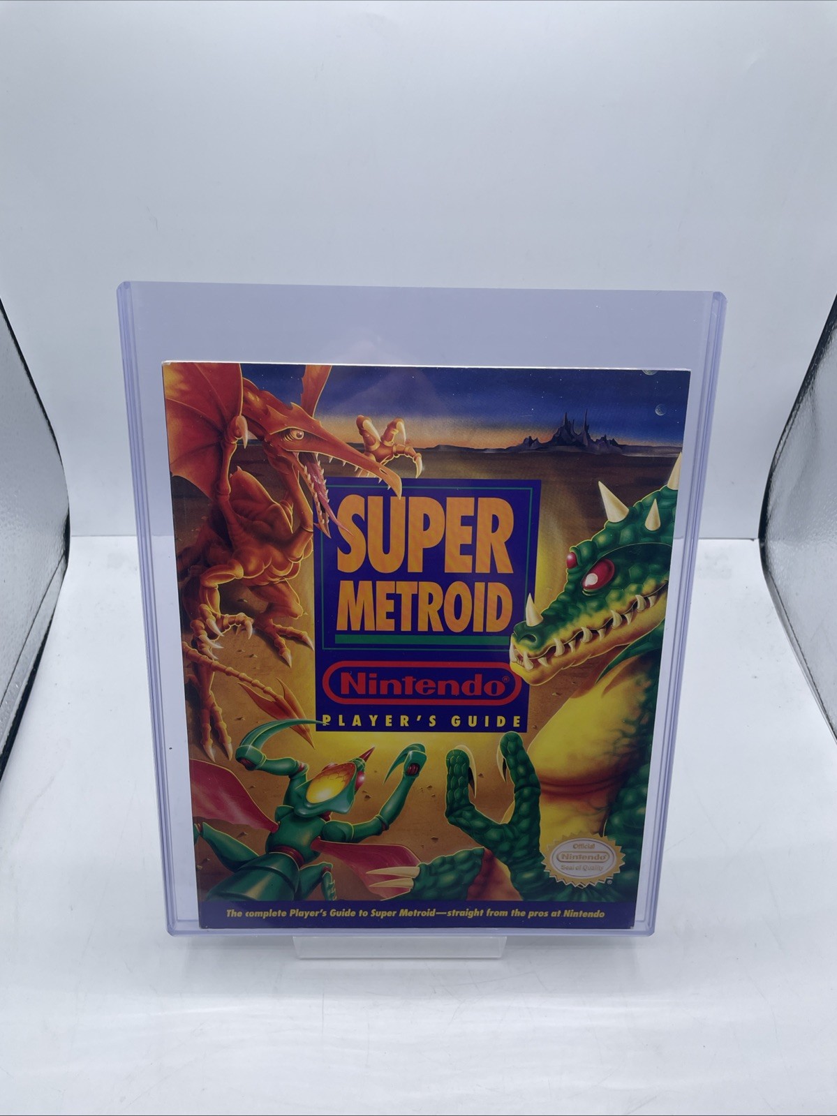 Super Metroid Player’s Guide SNES Nintendo Official Strategy Guide W/ Poster Super Metroid Player’s Guide SNES Nintendo Official Strategy Guide W/ Poster