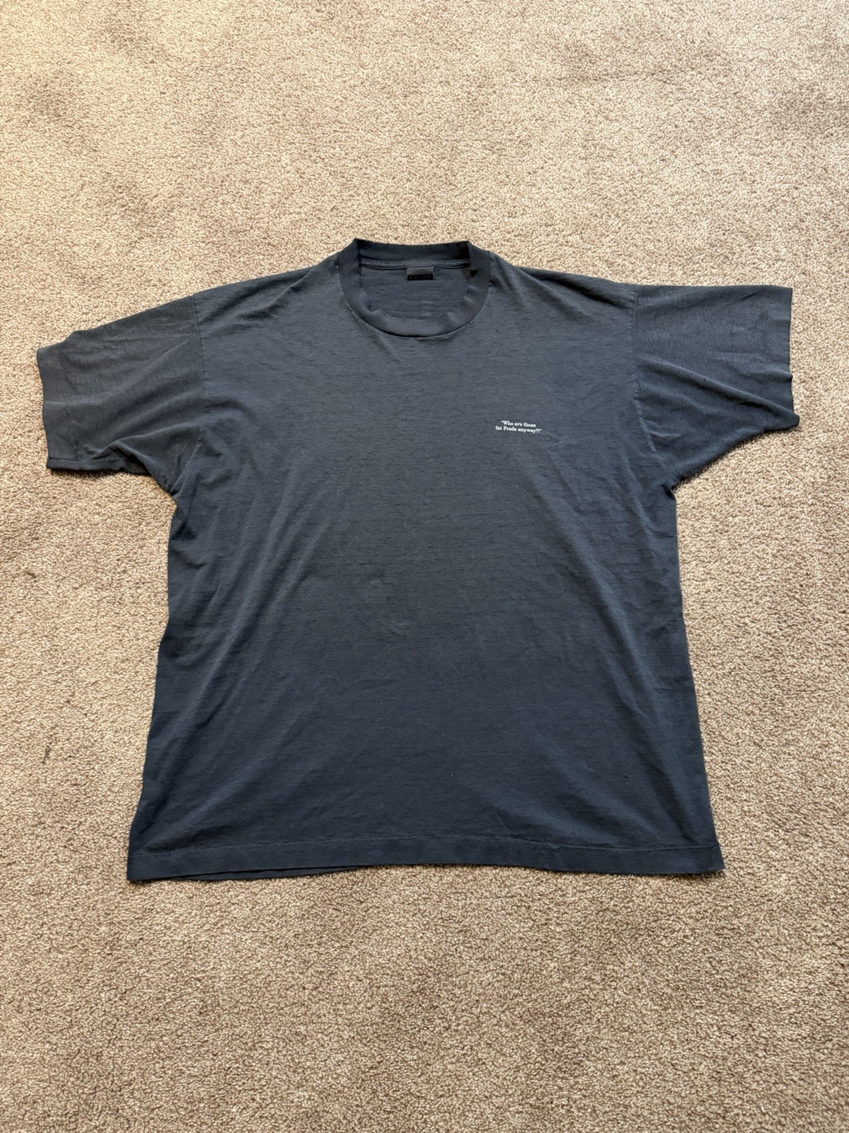 Vintage 1992 Fat Fred Trail Ride T Shirt Screen Stars Single Stitch Distressed